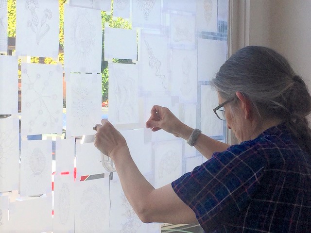 Andrea Installing Cabinets Of Curiosity